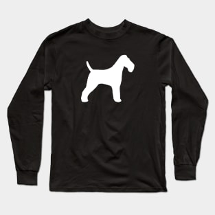 Wire Fox Terrier Silhouette Long Sleeve T-Shirt